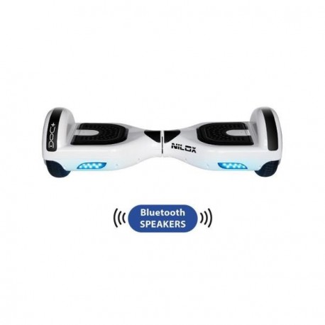 NILOX DOC N PLUS HOVERBOARD WHITE 6.5