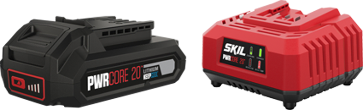 Kit batteria SKIL 3110 20V 2.5AH + caricabatteria 2.4A