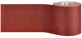 Red abrasive sanding belt for wood grit 80 Bosch