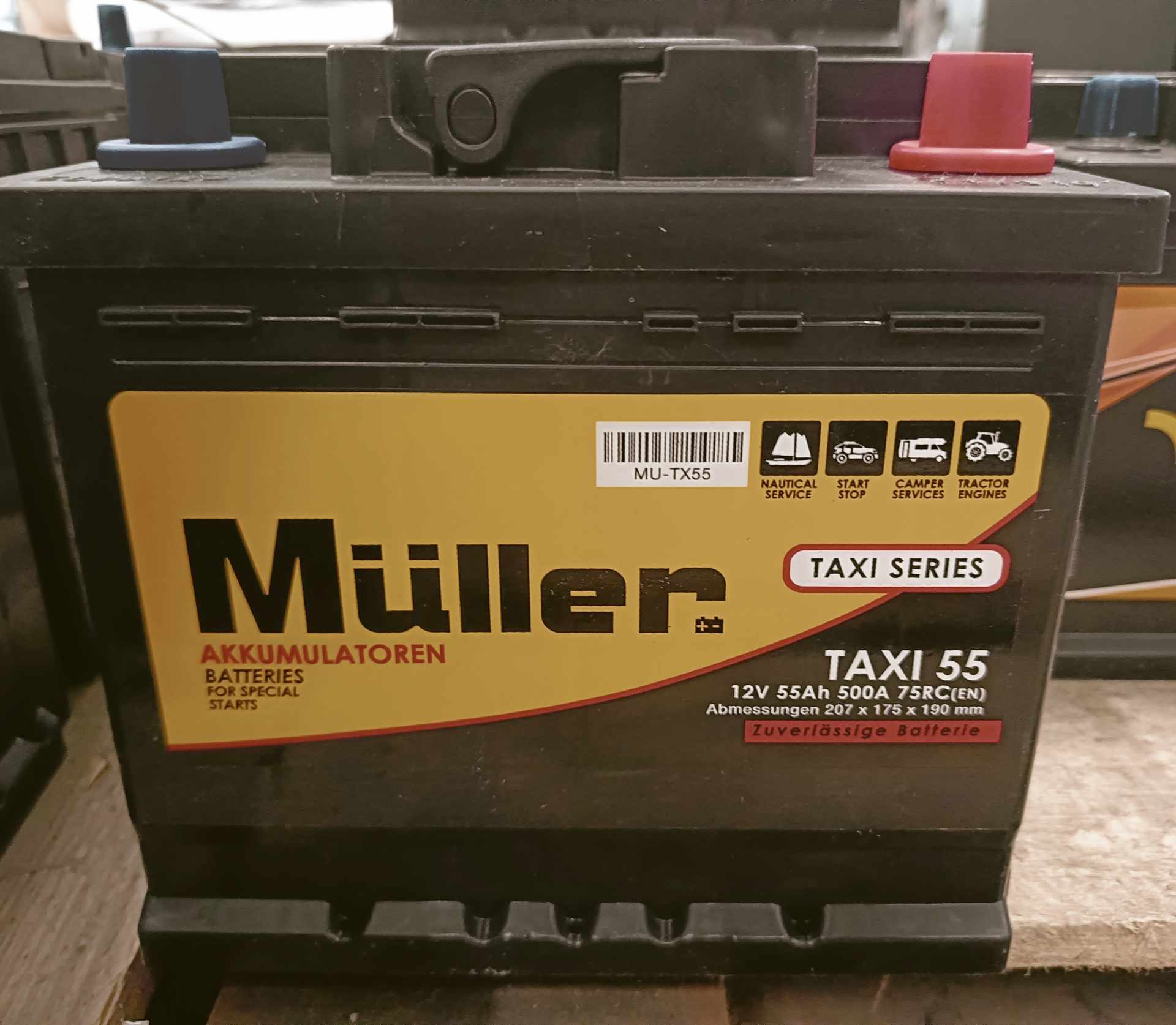 Batteria MULLER 55AH