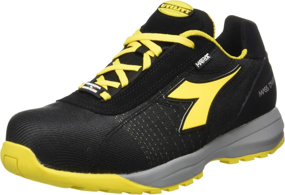 GLOVE MDS MATRIX S1P HRO SRC shoes size 44 black/yellow Diadora