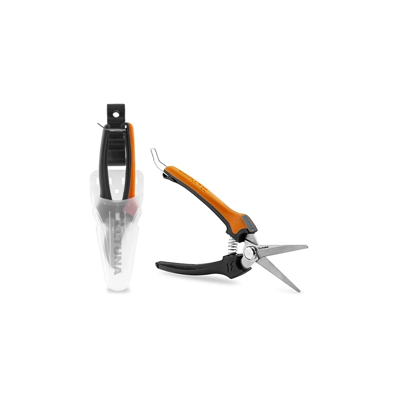 Forbici inox con fodero 18cm