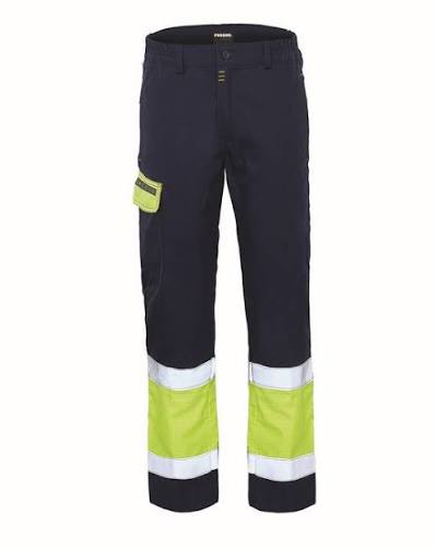 Pantaloni alta visibilità giallo/blu Rossini