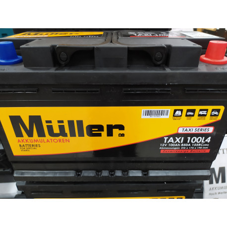 Batteria auto 100ah 850A MÜLLER DX