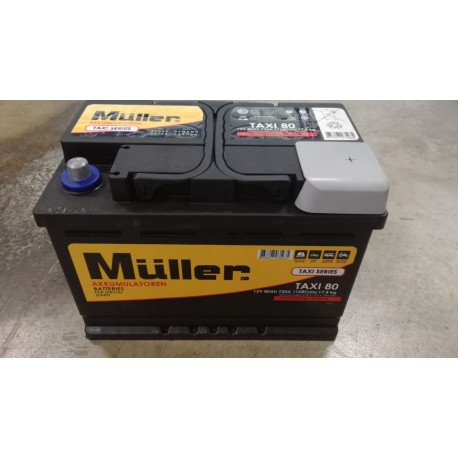 Batteria auto MULLER 80AH