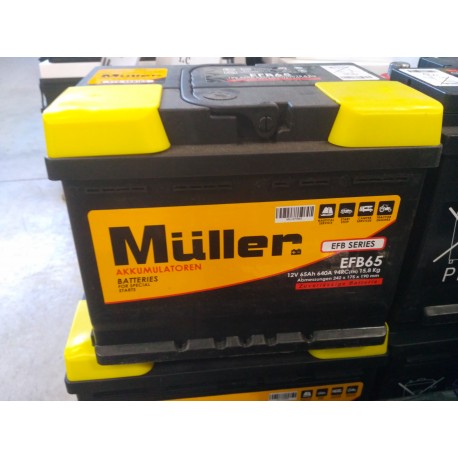 Batteria EFB65 (START-STOP) Muller