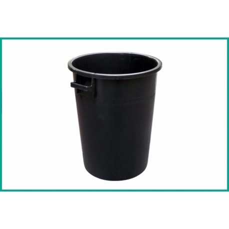 Bidone industriale MOBIL PLASTIC nero150lt