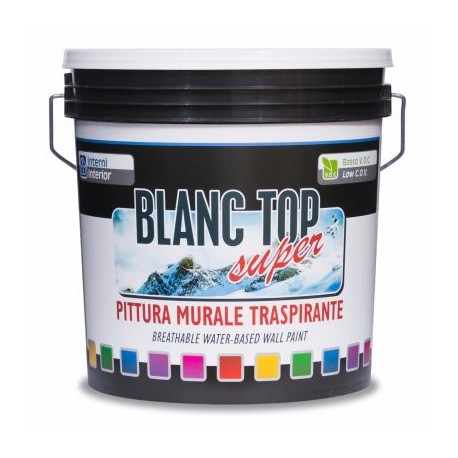 Blanc top super water-based paint 14lt