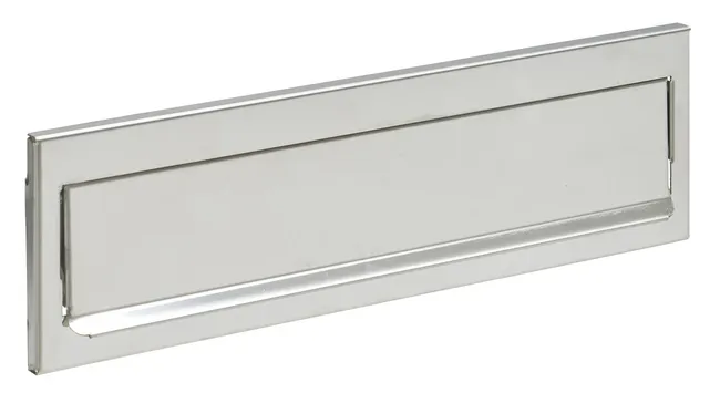 Stainless steel letterbox slot cover 23x3cm Arregui