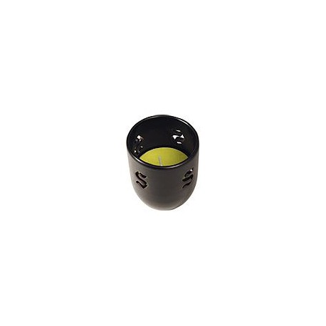 Candle with ceramic glass from Sicily Euroequipe