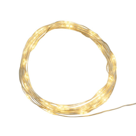 40 MICROLED String Lights 3.9 MT. 2 CR2032 batteries included Lolli