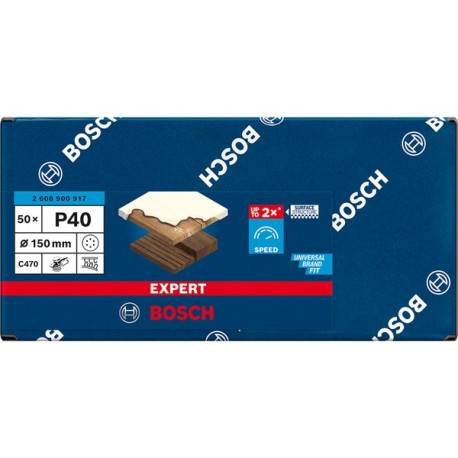 Pack. 50pcs abr. c470 best woodpaint d.150 gr.40