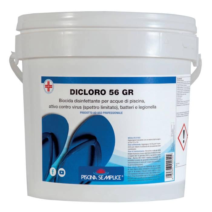 Cloro granulare 56 5kg