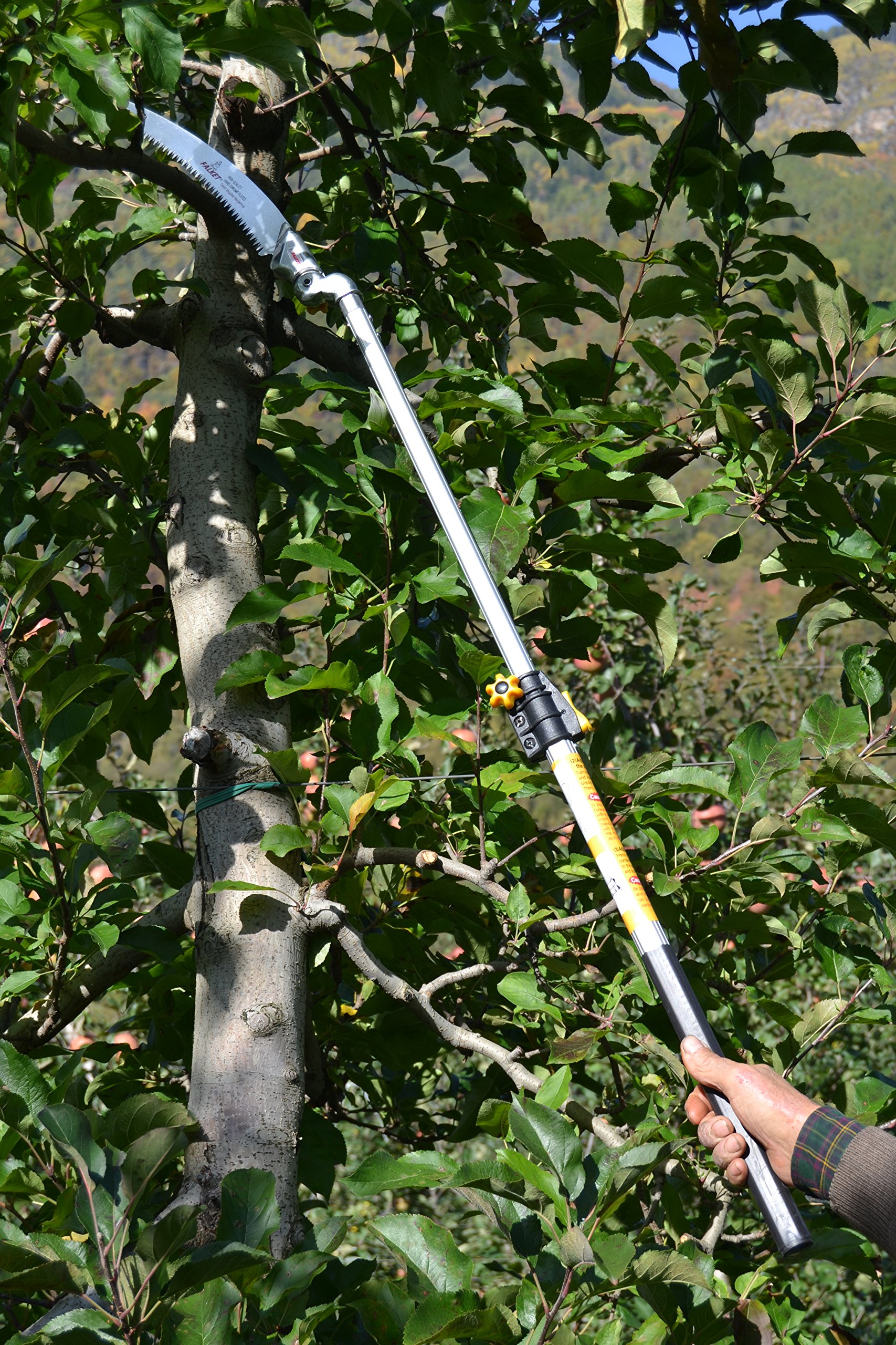 Segaccio 350mm con asta telescopica 3,40m Falket
