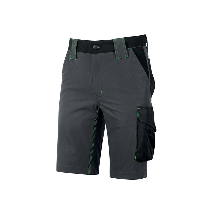 Pantaloncini MERCURY asphalt grey/green taglia XL U-Power