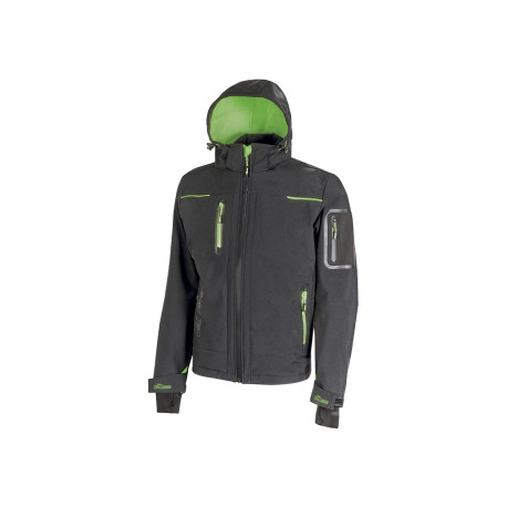 U-POWER Space Jacket Asphalt Grey/Green