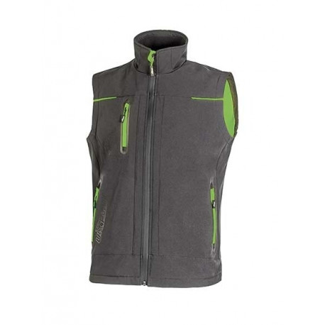 Gray-green work vest U-Power Universe
