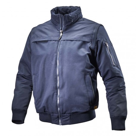 D-SWAT L Blue Corsaro Bomber Jacket Diadora