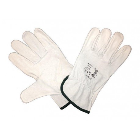 White Flower Glove 8CE2 size 10