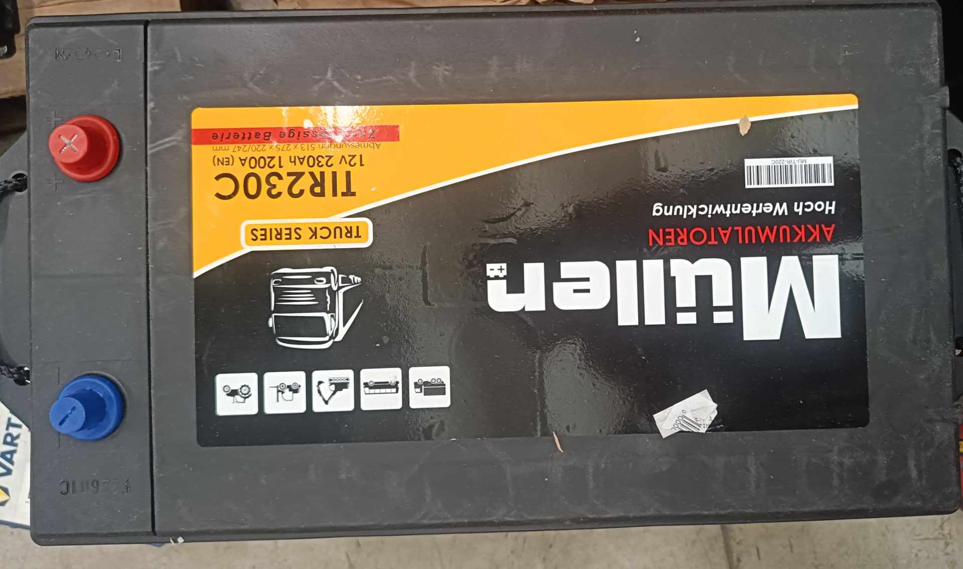 BATTERIA MULLER BUS ERMETICHE 230Ah 1200A SX