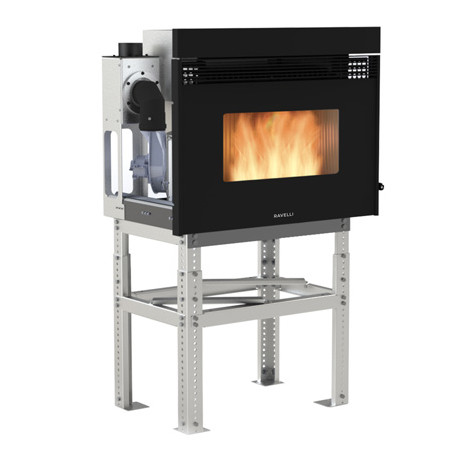 Insert for Fireplace RBV 8010 5* pellet 9 kW Ravelli
