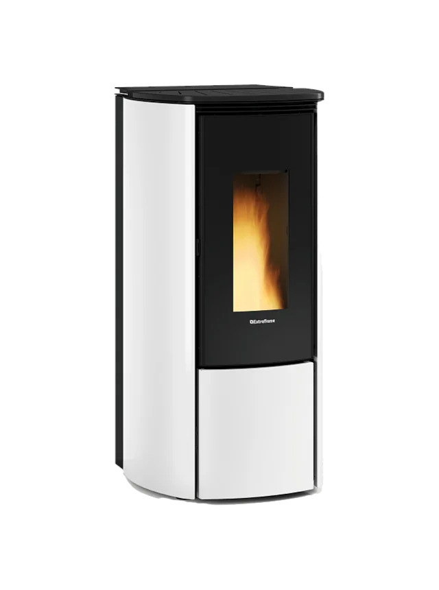 Stufa KATIA 9 5.0 Bianca Nordica a pellet
