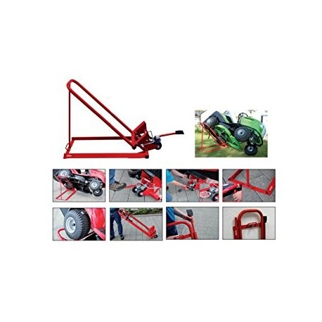 Lawn tractor lift lever