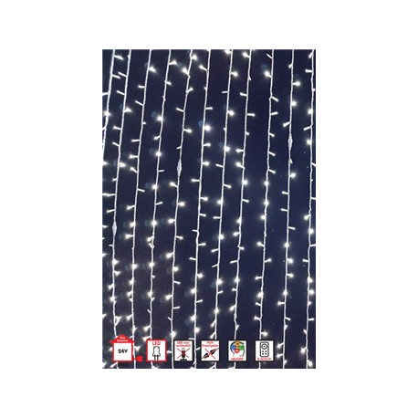 Tent Lights 182 warm white LEDs +8 light modes Mt.3X1.52