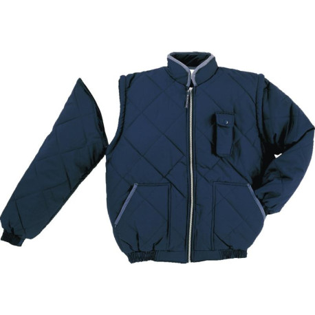 NEWDELTA Jacket with Removable Sleeves DeltaPlus Size M Blue