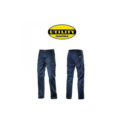 LEVEL classic blue pants size M Diadora