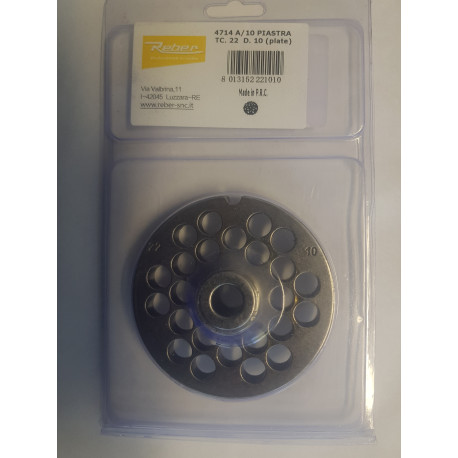 Plate TC 22 mm.10 Reber