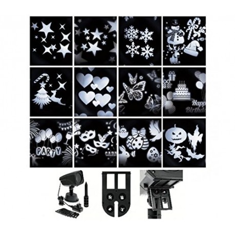 Garden Projector OSCAR 12 Subjects White LED