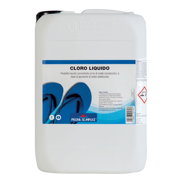 Cloro Liquido lt12 Lapichimici