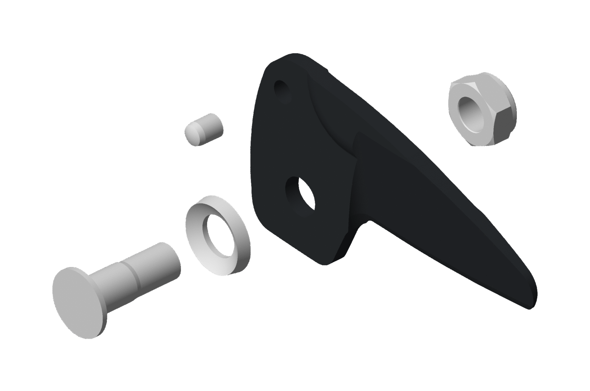 Lama, bullone e dado per svettatoio telescopico ATP-230-410 Bahco