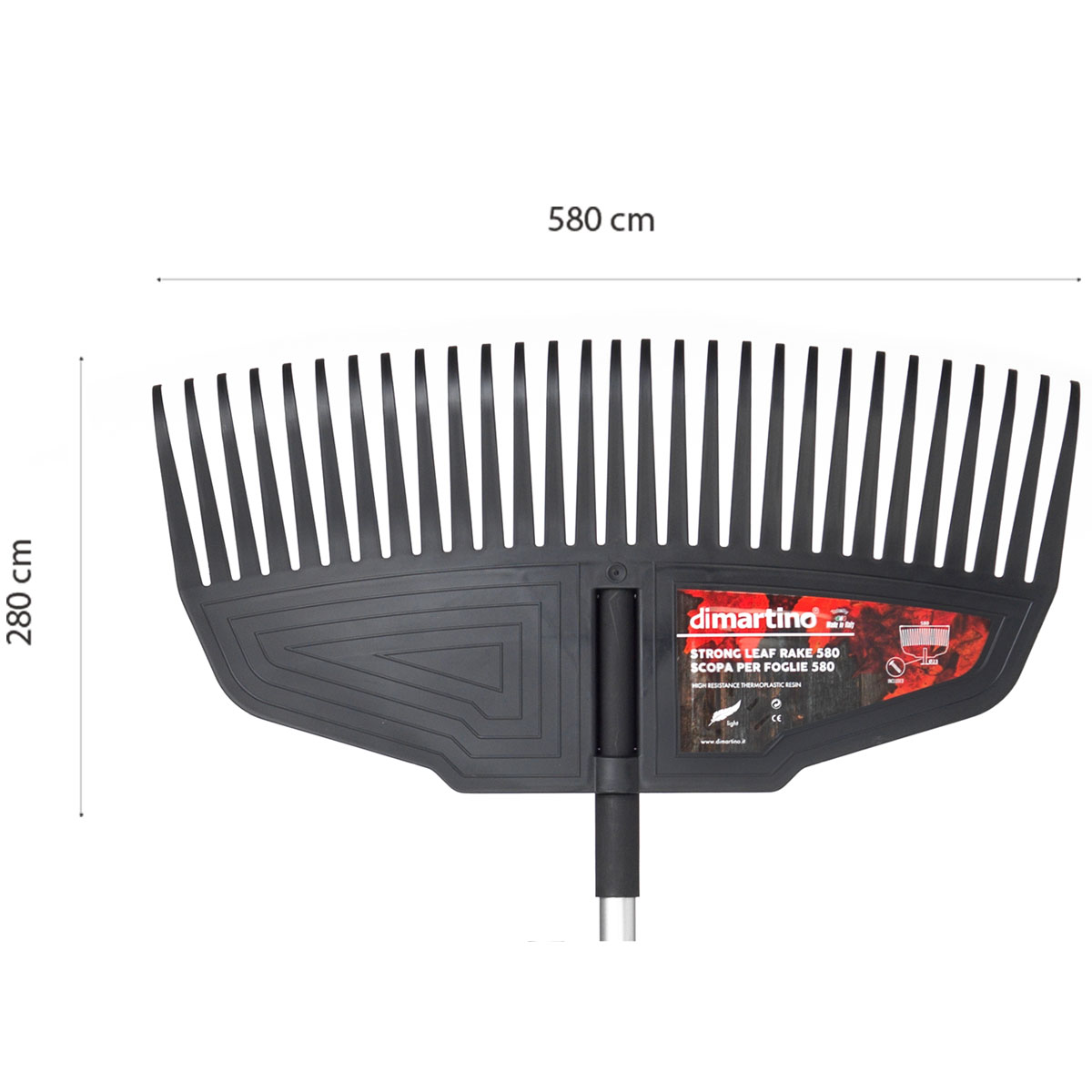 Rastrello RAKE 580 in resina DiMartino