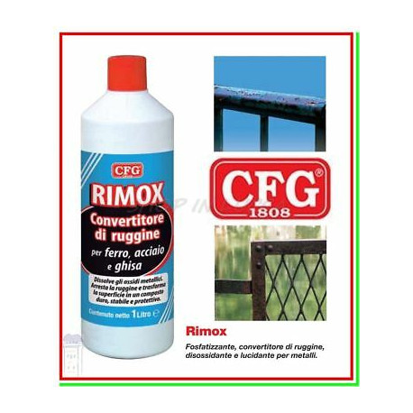 Rimox phosphatizing agent, rust converter, polishing agent 1L