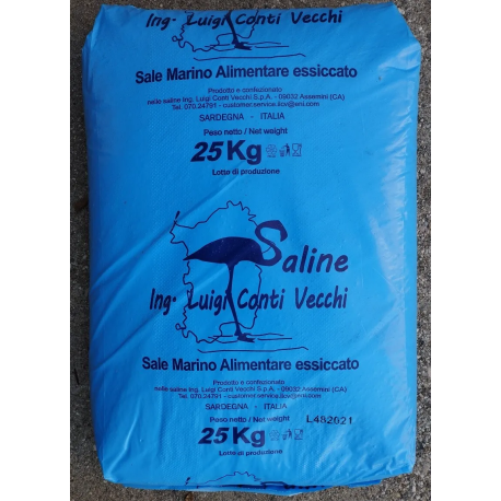 SALE Food Salt Dried COARSE 25KG Sardinian