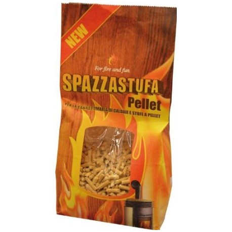 Pellet stove brush