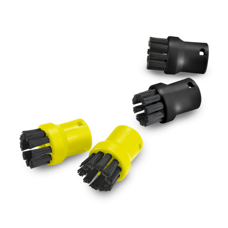 Round brushes for steam cleaners 4pcs Karcher