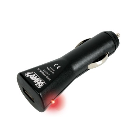 12 24V PLUG WITH 1 USB 5V OUTPUT Lampa