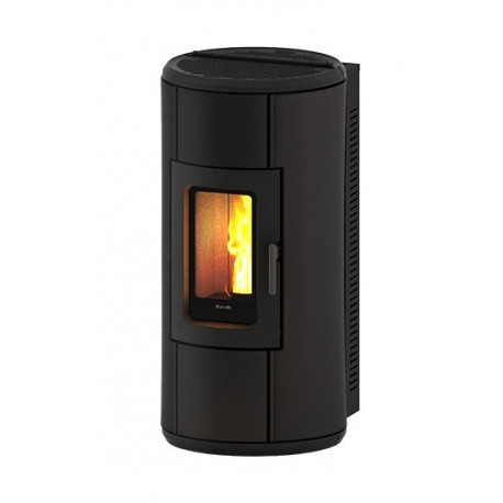 Pellet stove INFINITY PLUS 9 C BLACK by Ravelli