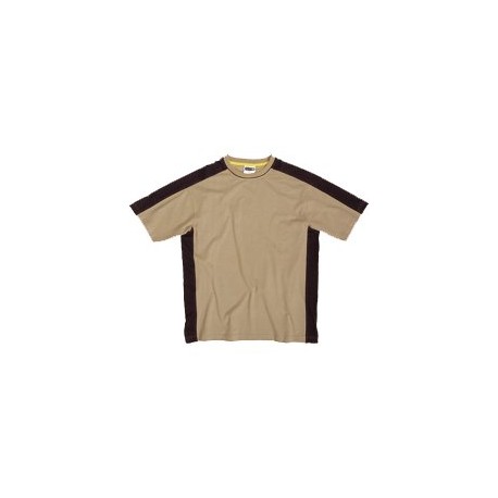 Bicolored crew neck T-shirt Delta Plus