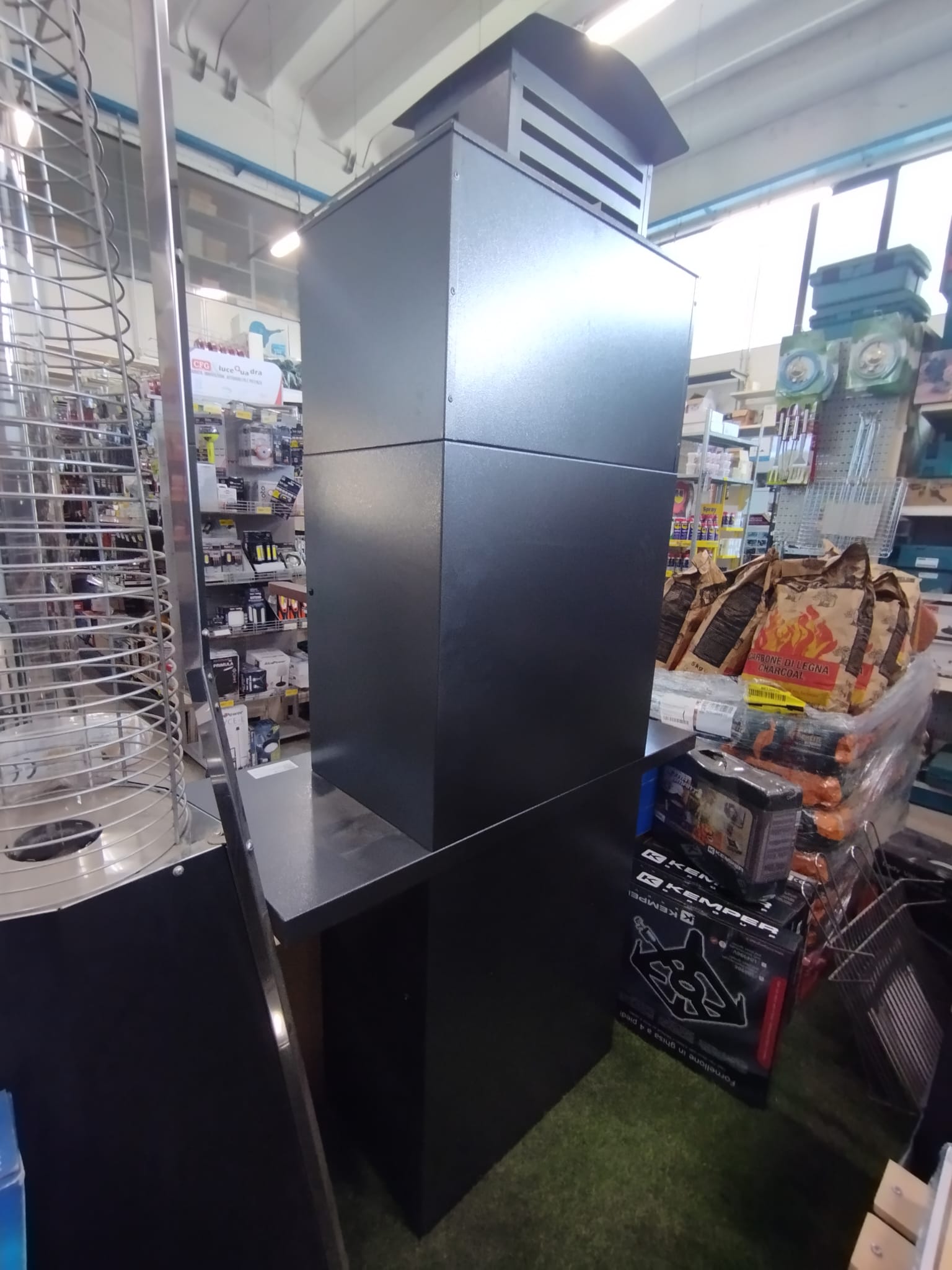 Barbecue Tolosa a legna con Cappa GMR