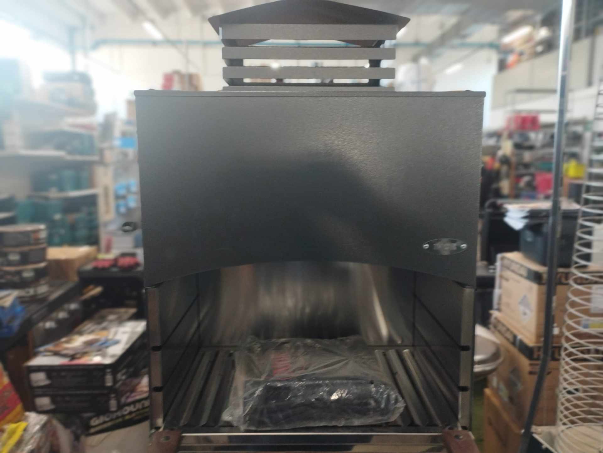 Barbecue Tolosa a legna con Cappa GMR
