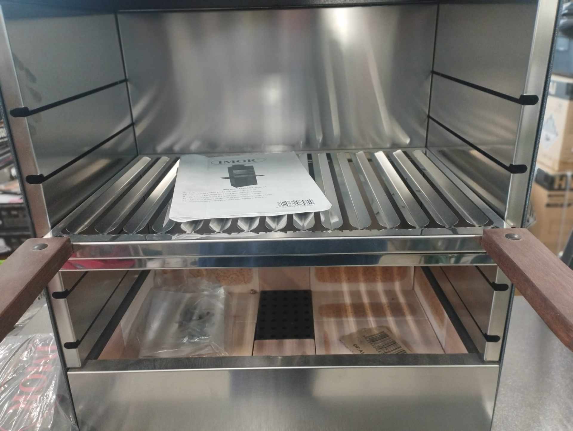 Barbecue Tolosa a legna con Cappa GMR